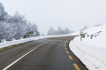 Image showing Snowy Road