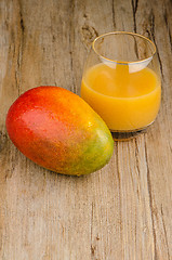 Image showing Fresh mango juice