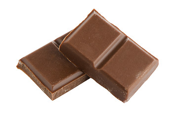 Image showing Closeup detail of chocolate parts