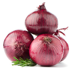 Image showing Red onions