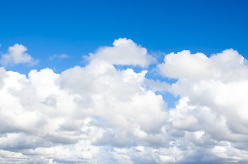 Image showing Fluffy clouds