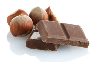 Image showing Chocolate parts