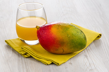 Image showing Fresh mango juice