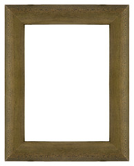 Image showing Green wooden frame 