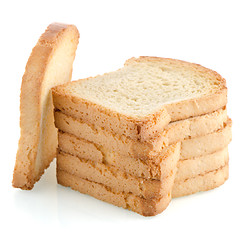 Image showing Golden brown toast