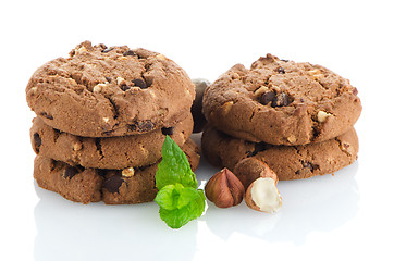 Image showing Homemade chocolate cookies