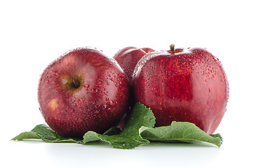 Image showing Ripe red apples