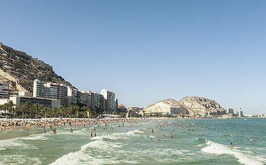 Image showing Beach in Alicante in southern Spain