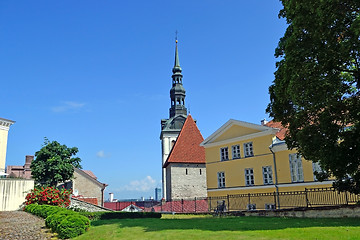 Image showing Garden in old Tallinn