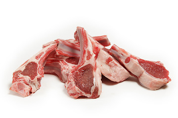 Image showing Fresh raw lamb chops