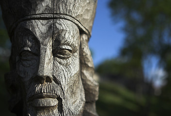 Image showing Wooden figure