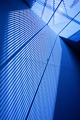Image showing abstract blue