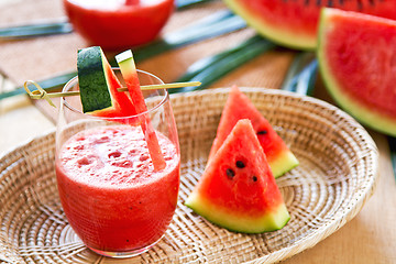 Image showing Watermelon juice