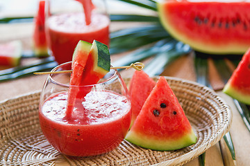Image showing Watermelon juice