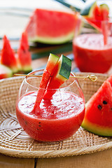 Image showing Watermelon juice