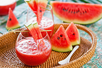 Image showing Watermelon juice