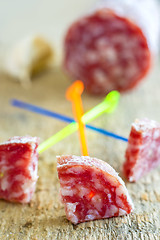 Image showing salami of Italy 