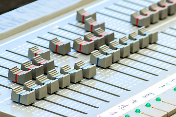 Image showing sound mixer