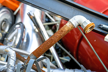 Image showing metal waste container