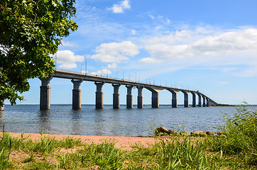 Image showing Oland Bridge, Sweden