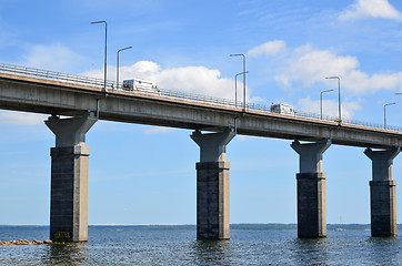 Image showing Detail of Oland Brige, Sweden