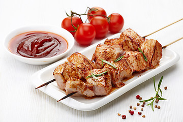 Image showing grilled pork meat