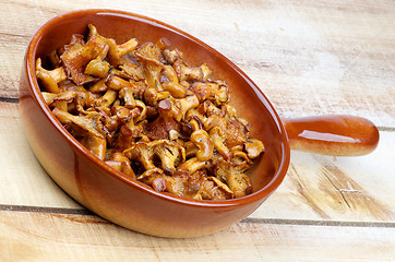 Image showing Roasted Chanterelles