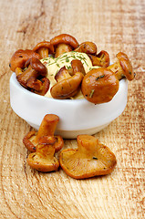 Image showing Roasted Chanterelles