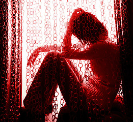 Image showing Lonely woman 