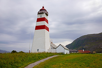 Image showing Alnes lighthouse 2