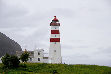 Image showing Alnes lighthouse