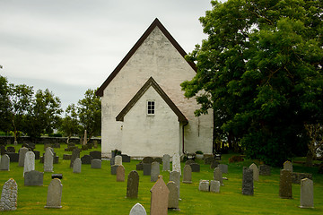 Image showing Old Norwegian church
