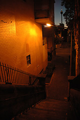 Image showing orange alley