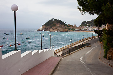 Image showing cool morning in Tossa de Mar