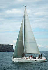 Image showing yacht sailing