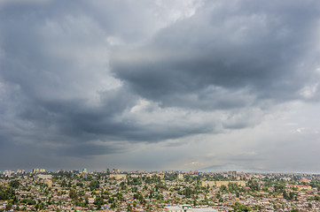 Image showing Aerial view of Addis Ababa