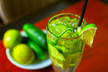 Image showing cucumber lemonade