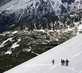 Image showing Climbers