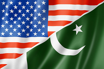 Image showing USA and Pakistan flag