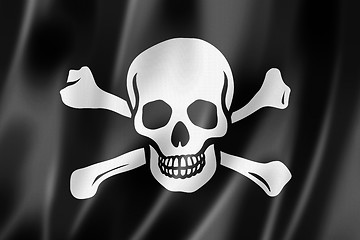 Image showing Pirate flag, Jolly Roger