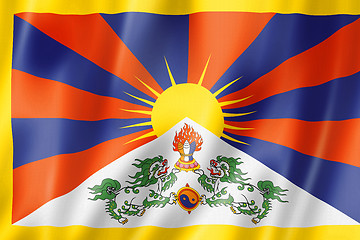 Image showing Tibetan flag