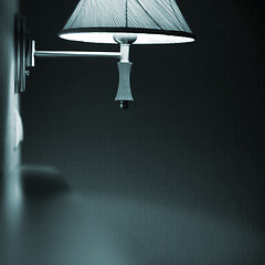 Image showing Blue lamp