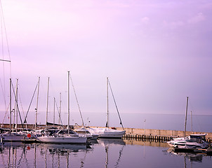 Image showing Sailing boats