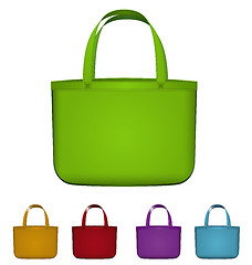 Image showing Green reusable bag 