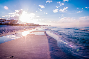 Image showing sunrise over sunshine state florida