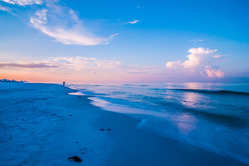 Image showing sunrise over sunshine state florida