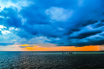 Image showing stormy weather over florida