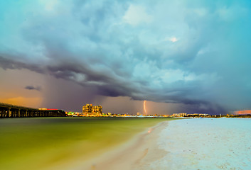 Image showing stormy weather over florida