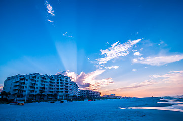 Image showing sunrise over sunshine state florida