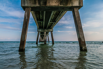 Image showing okaloosa island concrete pier